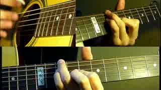 Tommy Emmanuel Angelina 3画面で演奏してみた