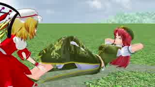 【東方MMD】美鈴の腹筋【モーション練習】