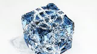 3DCG Blue Crystal -Gallery004-