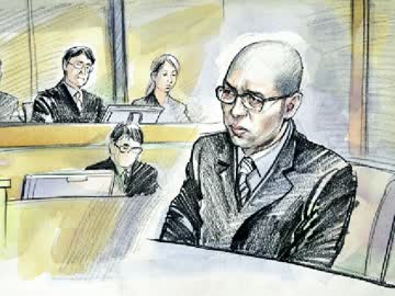 なにかがおかしい野々村氏のスケッチ（裁判）