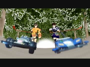 【MMD艦これ】爆走艦娘～赤城&amp;加賀～【LAP.5】