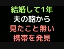 結婚して1年。夫の鞄から見たこと無い携帯を発見【2ch】