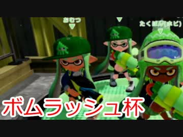 【スプラトゥーン】たくぼんさん主催ボムラッシュ杯【むつー】