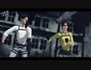 【進撃のMMD】SCREAM【兵長と分隊長で】