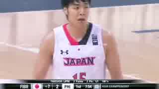 FIBAアジア男子2015セミファイナル　日本対フィリピン前半まとめ