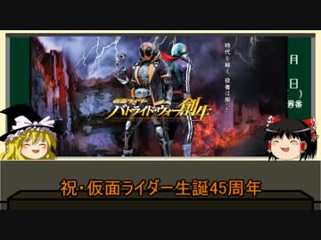 【ゆっくり解説】仮面ライダー解説　巻の1