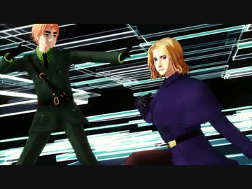 【APヘタリアMMD】ドーヴァーでヒビカセ(ATY)【モーショントレース】