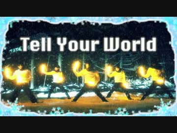 北の銀世界でヲタ芸打ったら予想以上に幻想的でした【Tell Your World】