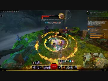 GuildWars2HoT プレイ動画 「tetrad of Mordrem champions」