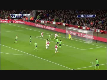 【15-16プレミア】第24節 アーセナル vs サウサンプトン