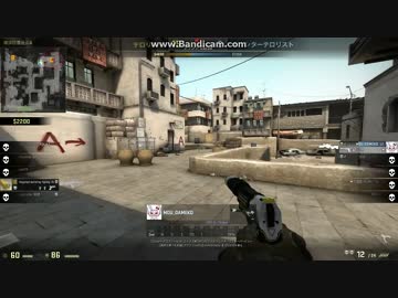 【Counter-Strike】ダメ子のへたれプレイ CS:GO編②【Global Offensive】