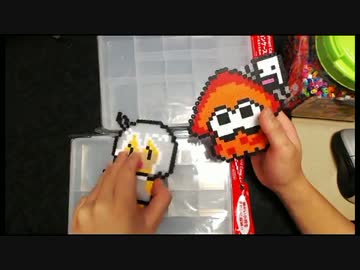 もちがパーラービーズ11000粒を色別に仕分けるだけ160倍速版