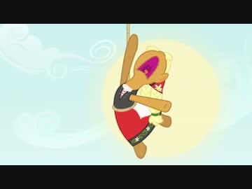 太い縄でTime to Airを舞う演出をするミュージカルの最後