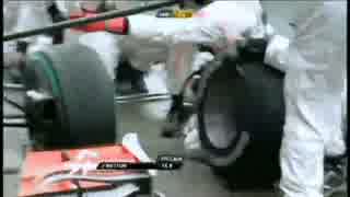 2010 オーストラリアGP　雨のバトン