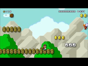 【スーパーマリオメーカー】辛そうで辛くない　少し辛いコース１４