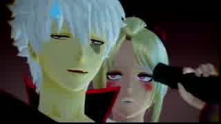 【MMD銀魂】銀さんとツッキーでジャバヲッキー・ジャバヲッカ+α