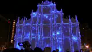 2016さっぽろ雪まつり大雪像マカオ 聖ポール天主堂跡