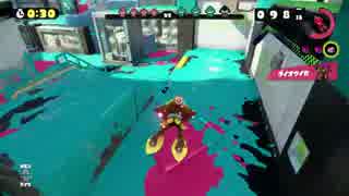 【スプラトゥーン】デカライン高架下の敵陣エリアに居座るイカの生態