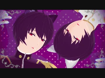 【MMDあんスタ】 朔間凛月でPiNK♥CAT 【黒猫＆白猫】