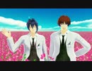 【MMD刀剣乱舞】袖触れ合うも他生の縁【三日月・石切丸 お着替え】
