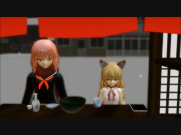 【MMD】萃香と華扇の楽屋トーク②（捨て犬の話）