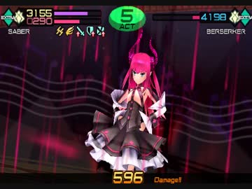 Fate Extra Ccc セイバー Vs エリザベート戦 ニコニコ動画