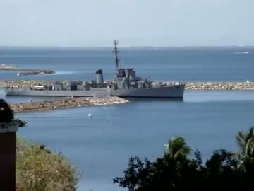 1943年進水で今も現役　フィリピン海軍のフリゲート　ラジャ・フマボン