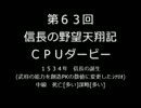 【締切済】第63回信長の野望・天翔記PK（WIN版）CPUダービーパドック