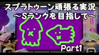 スプラトゥーン元ネトゲ廃人女子が頑張る実況～Sランクを目指して～Part1
