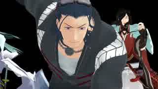 【ＭＭＤ刀剣乱舞】日本号がタンバリン叩いてる刀剣から逃げてるだけ