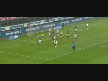 本田圭佑のアシスト （ジェノア戦 05分　カルロス・バッカのゴール）