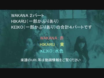 kalafina「Eden」のボーカルパート分け譜