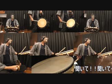 【和太鼓で】艦これ2016冬イベ道中戦闘BGM【どんがどんが】