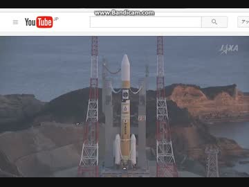 2016年2月17日17時45分　H2Aロケット　ひとみ(X線天文衛星)打ち上げ