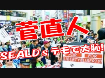 SEALDs系デモで民主党菅直人が完全にやらかすｗ有権者「ぶん殴りたい」