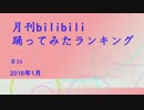 月刊ビリビリ動画踊ってみたランキング　2016年1月