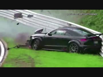 【衝撃映像】 ニュルブルクリンク・クラッシュ＆スピン集2015 【720p】