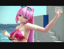 【MMD】かわいい水着ルカさんで「エレキキュレーター」 【水着】