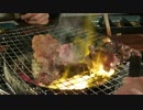 熟成極カルビを炭火で焼く！焼く！焼く！焼肉屋さかいにて