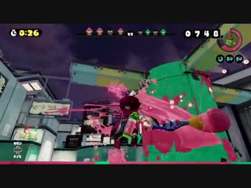 【スプラトゥーン】　トゥデイズ　奈美恵’ｓ　フェス　【赤VS緑】