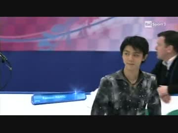 ［イタリア実況Rai Sport］ 2012 NHK杯 男子SP 第２G 6分間練習