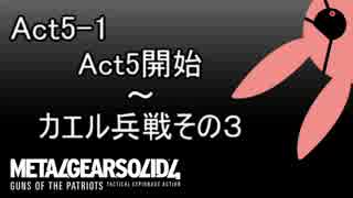 【MGS4】ゆかりさんのBIGBOSS攻略動画【ゆかり実況】Act5-1