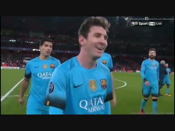 CL2015-16　決勝T１回戦　アーセナルvsFCバルセロナ