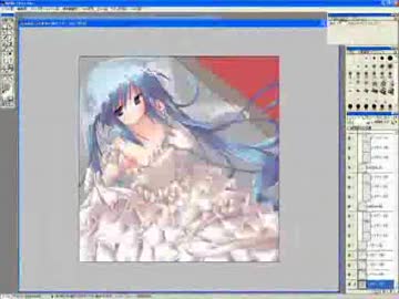 それでも初音ミクをエロゲっぽく描いてみた（清純派）