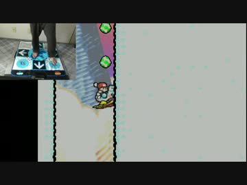 【縛り実況】ヨッシーアイランドを足で１００点取る男【DDR】part33