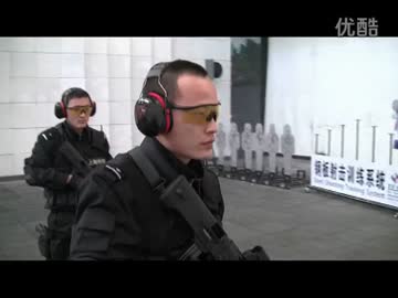 中国警察の射撃訓練