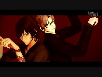 【MMD刀剣乱舞】スーツな大倶利伽羅と長谷部でPiNK CAT