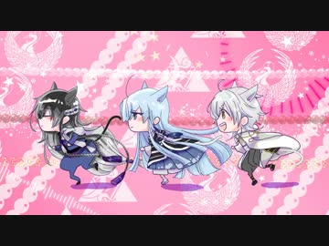 【手描き】数珠丸と江雪さんと鶴丸が走るだけ！【刀剣乱舞】