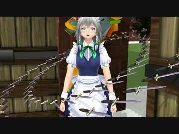 【東方MMD】　楽園の素敵な巫女、働く