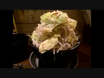 中川屋のバカ盛りキャベツもやしカレーうどん大盛り+野菜増し